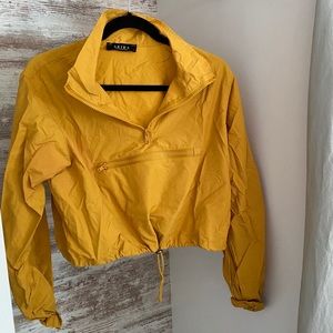 Akira Cropped Mustard Jacket